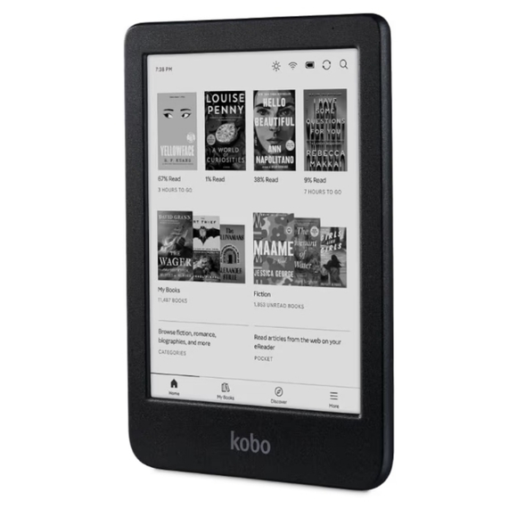 Kobo | Clara Black & White | 300 PPI E-Eeader | 6 Inch | Waterproof | USB-c - Picture 3 of 6